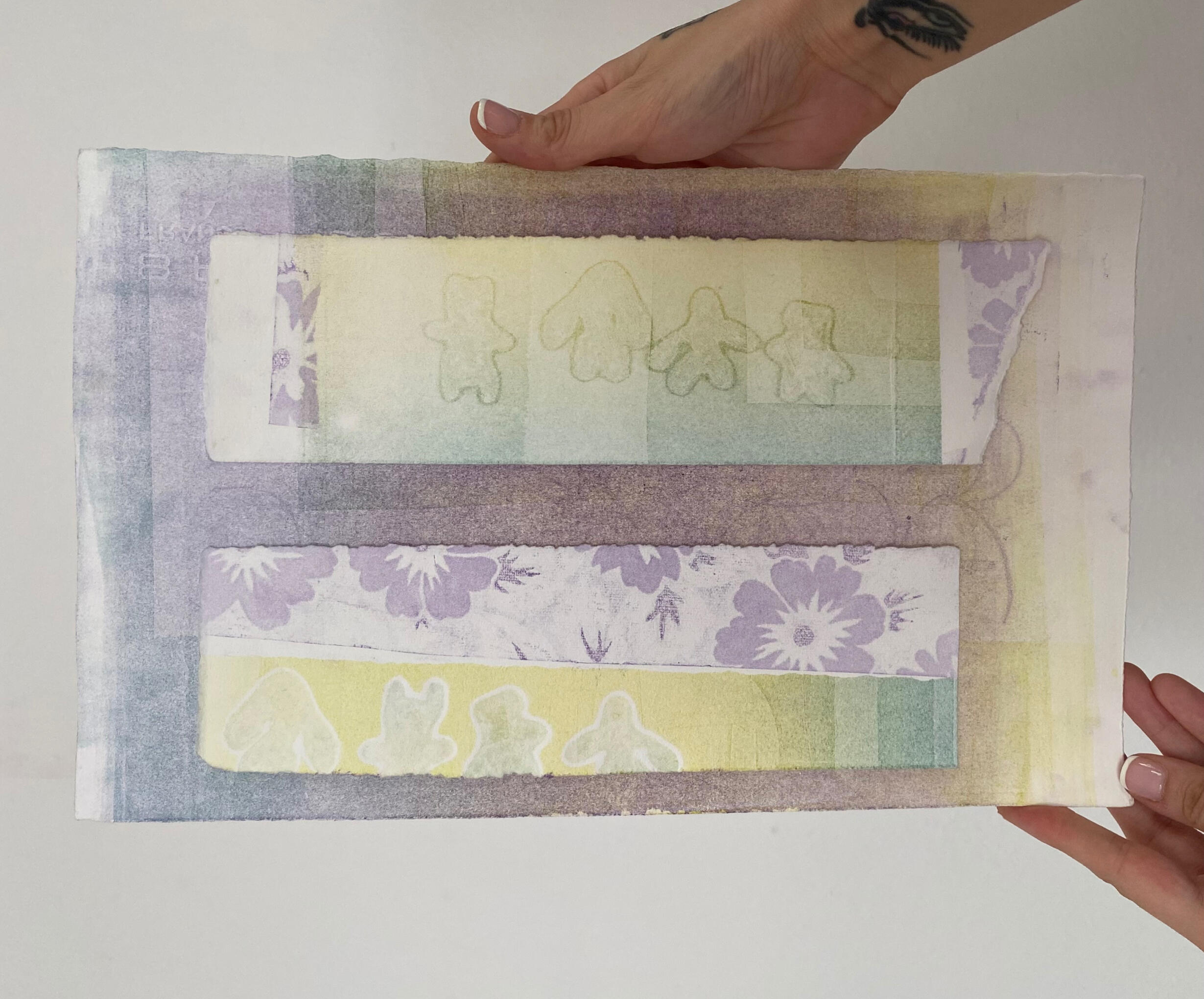 Untitled, 2025 (Monotype, Collage)