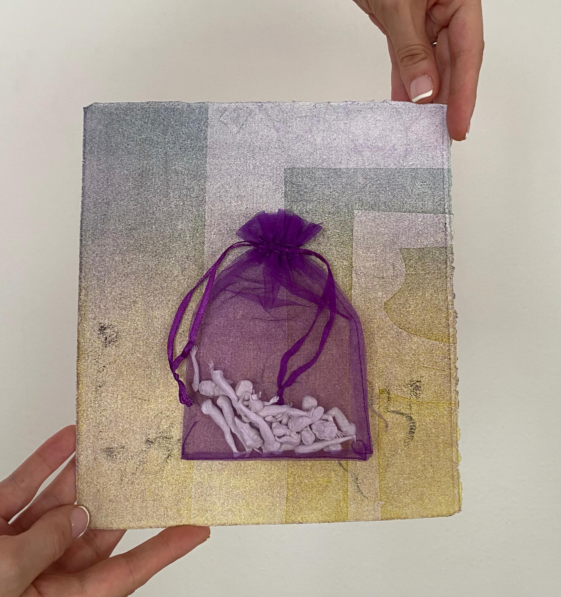 Self Portrait, 2025 (Multimedia Monotype)