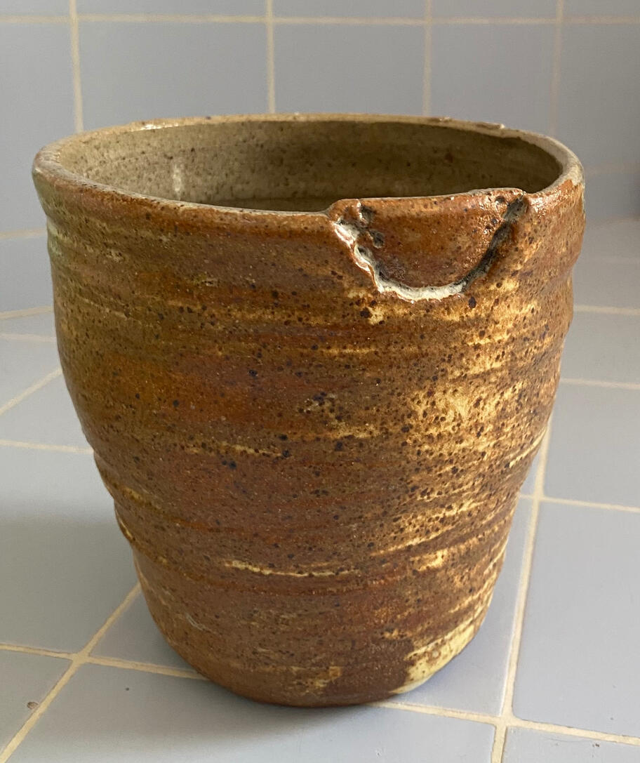 lovebite vessel, 2024 (stonewear, glaze)